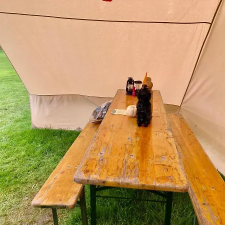 Luxury tent Tin And Canvas Glamping Pickering, Canvas Capers Bell Tent *